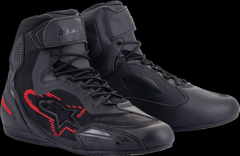 Ghete Moto Alpinestars Faster-3 Rideknit Black Gray Red